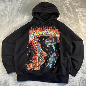 Market Studios Shelly Dunk Flame Hoodie XL Chinatown Basketball Graphic